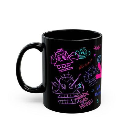 Arcane Jinx Mug: League of Legends Black Ceramic Mug