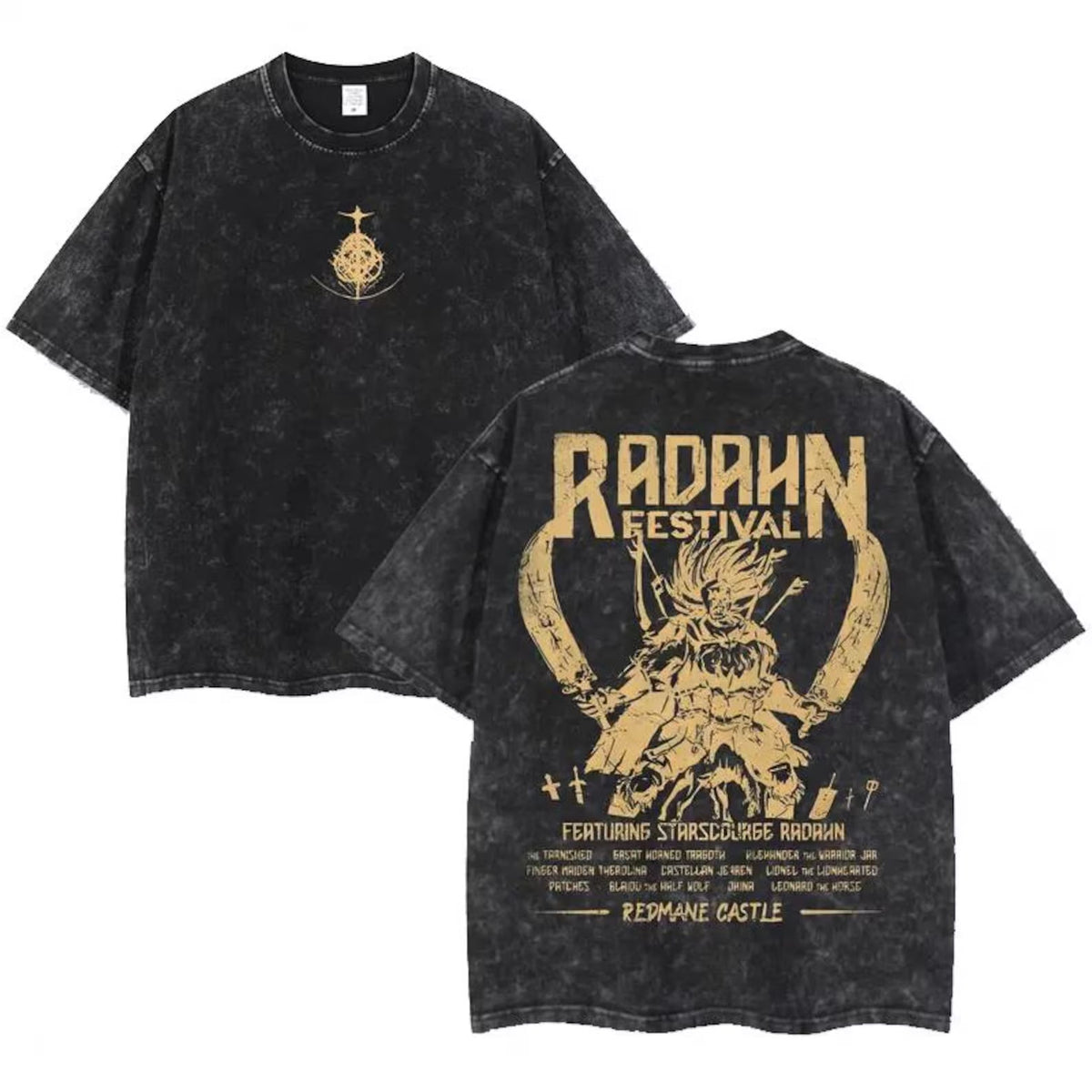 Elden Ring Radahn Festival Gamer Washed T-Shirt