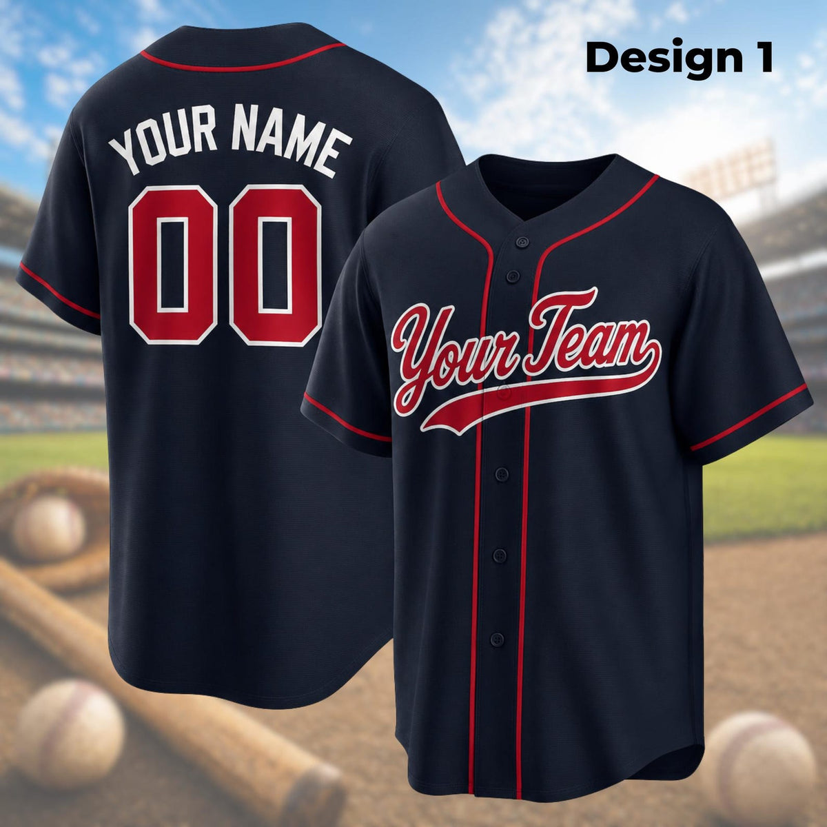 Atlanta Braves Jerseys + Full Logo