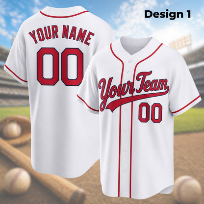 Boston Red Sox Jersey+ Full Logo