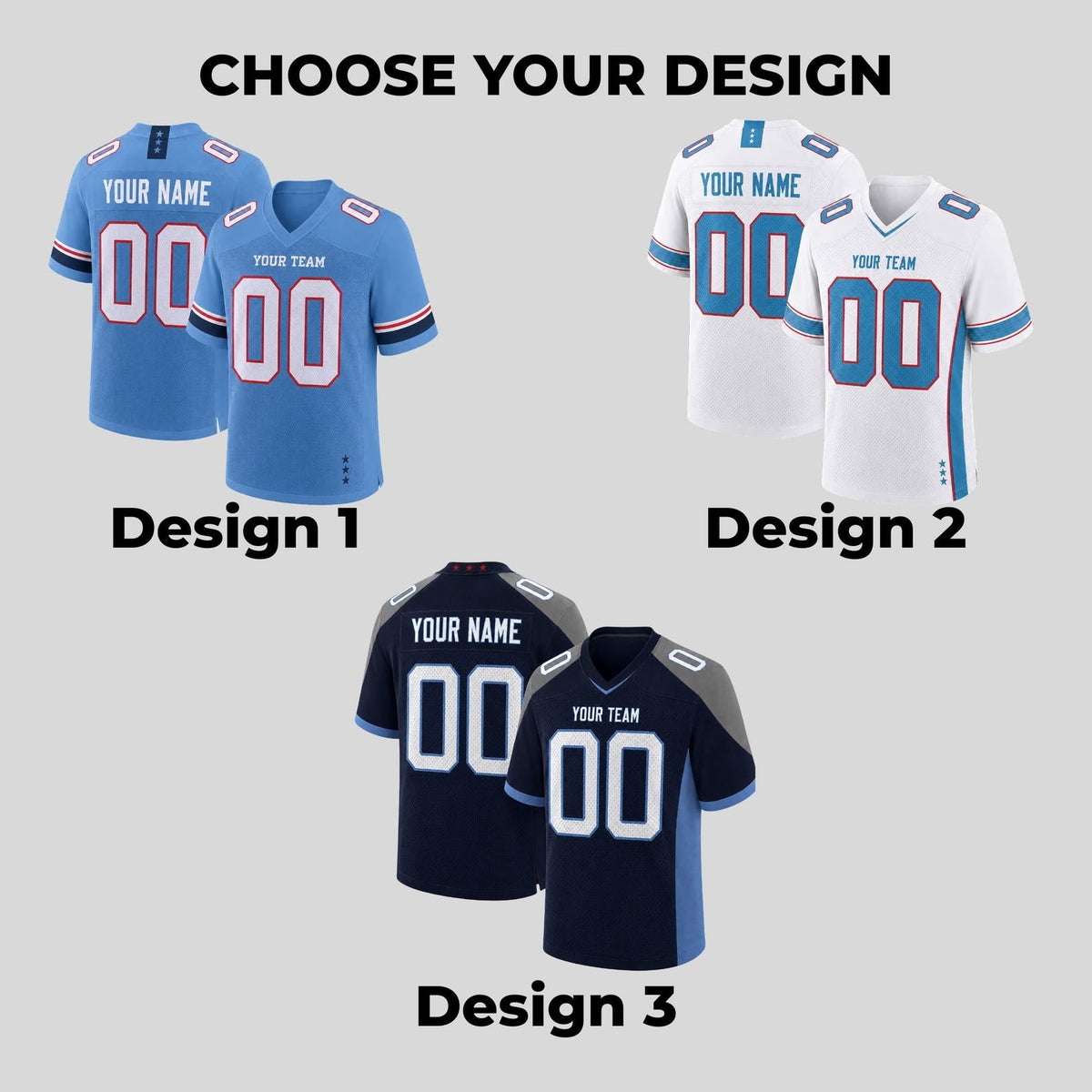 Tennessee Titans Jersey + Full Logo
