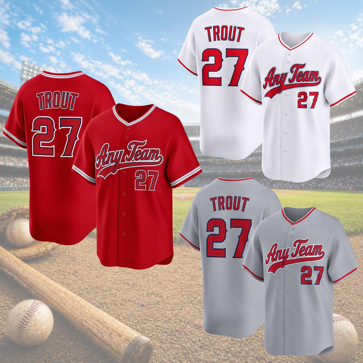 Los Angeles Angels Jerseys + Full Logo