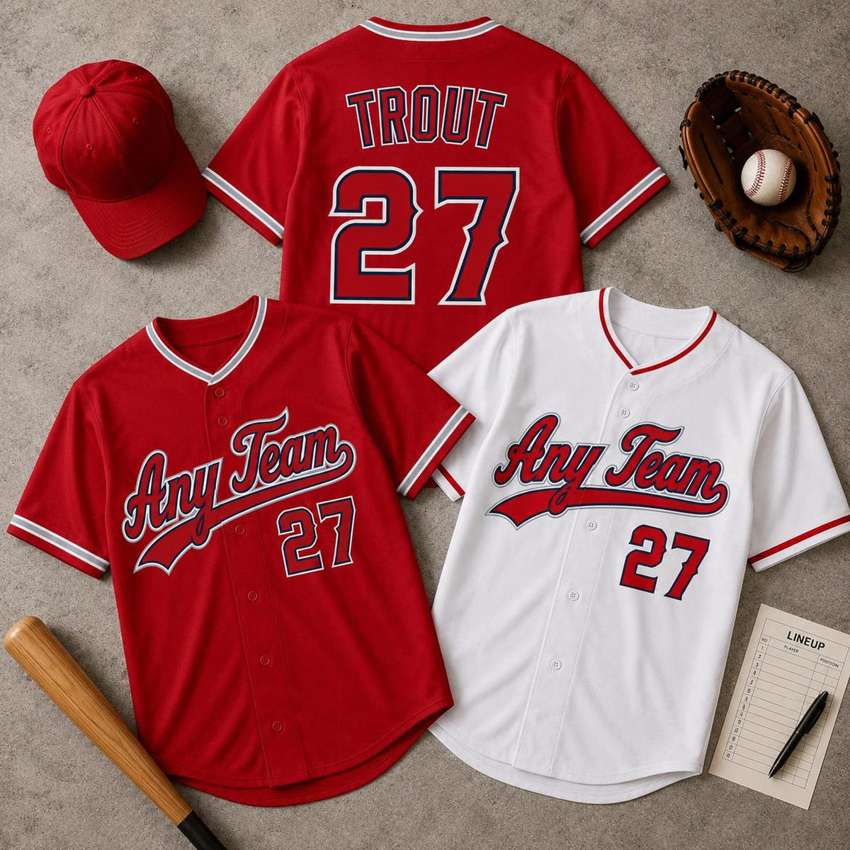 Los Angeles Angels Jerseys + Full Logo