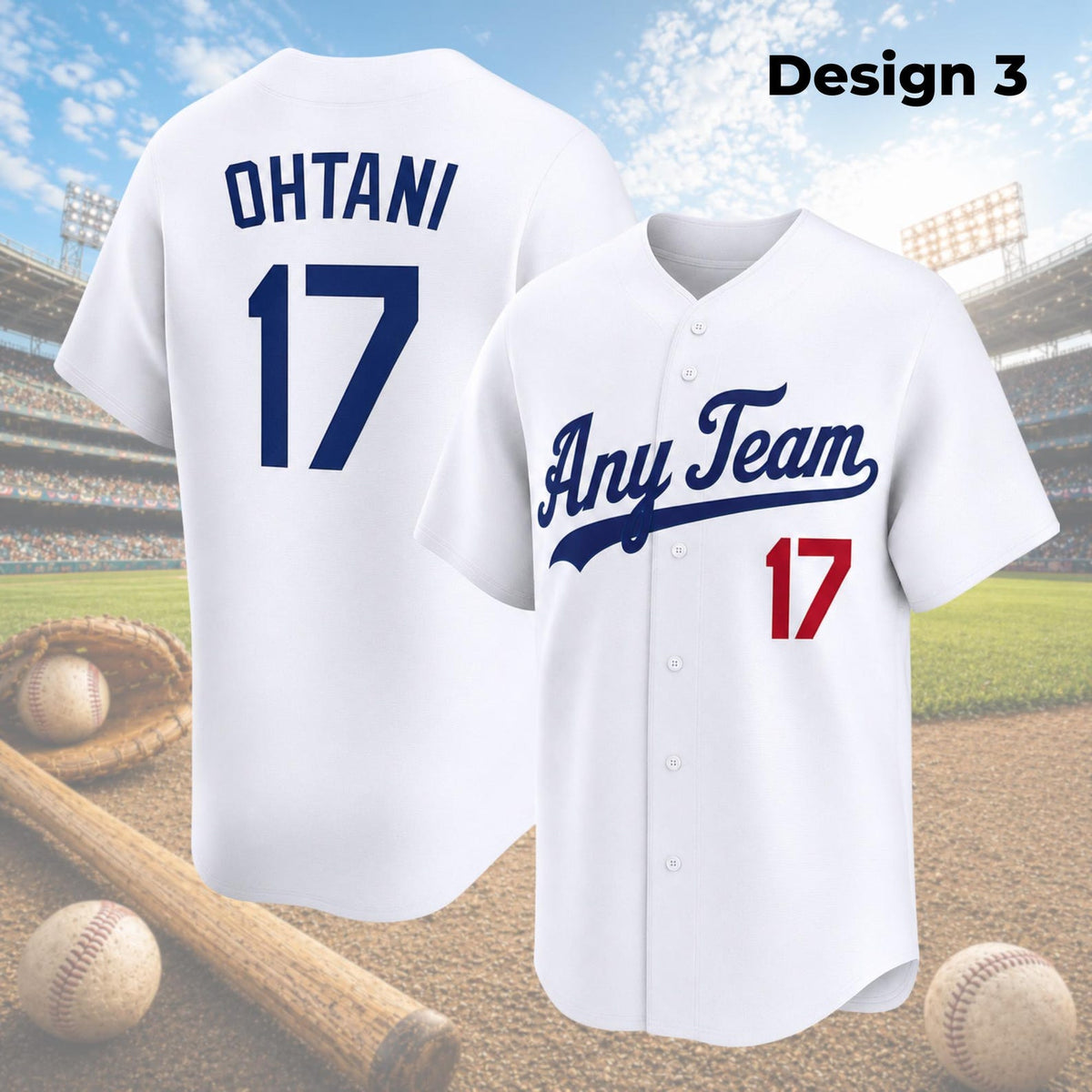 Los Angeles Dodgers Jersey + Full Logo