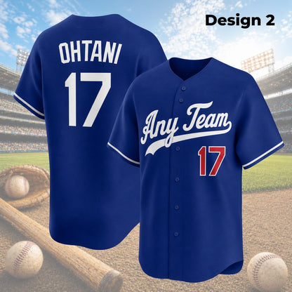 Los Angeles Dodgers Jersey + Full Logo
