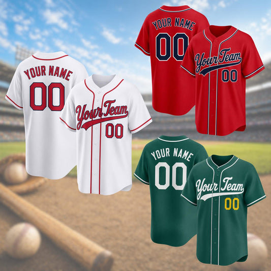 Boston Red Sox Jersey+ Full Logo