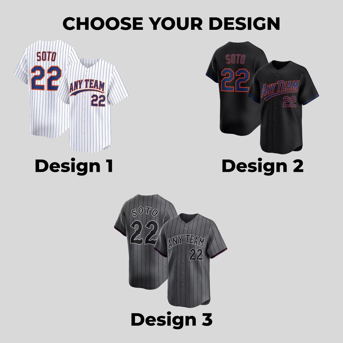 New York Mets Jerseys + Full Logo