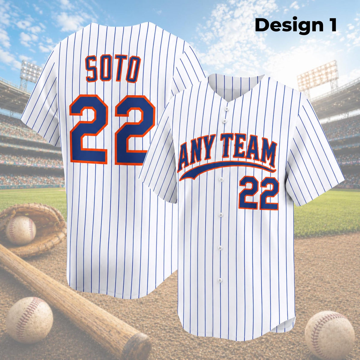 New York Mets Jerseys + Full Logo