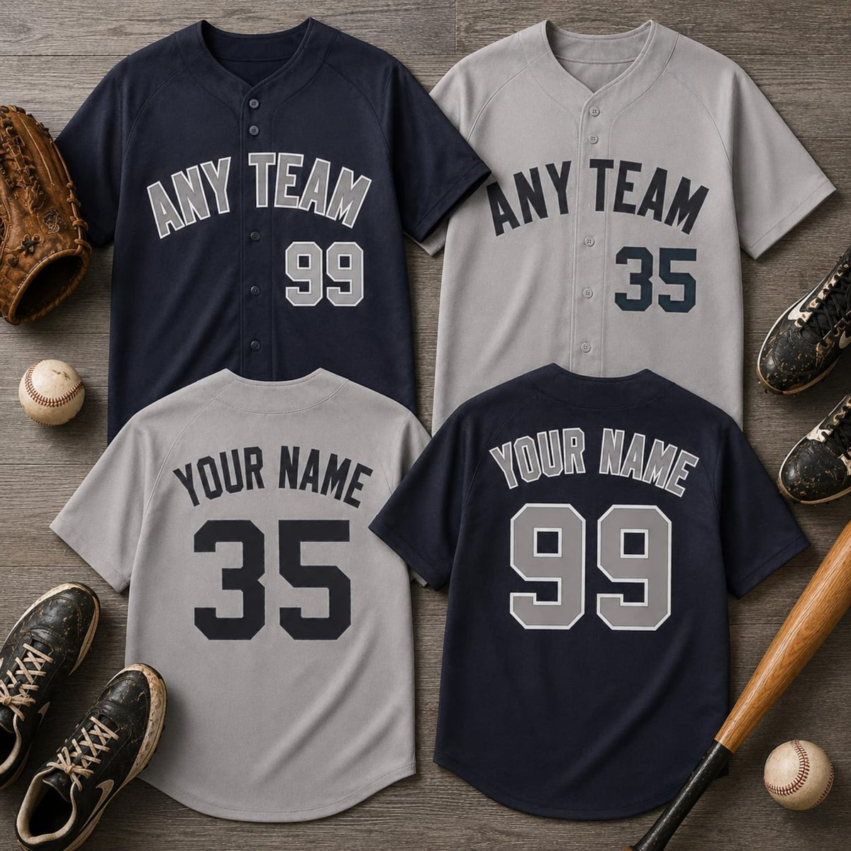 New York Yankees Jersey + Full Logo