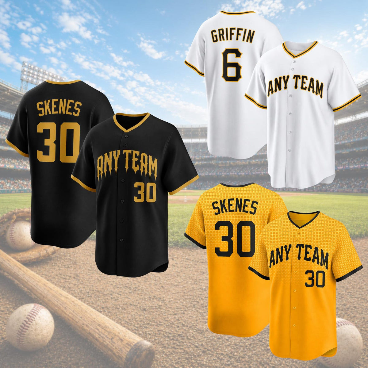 Pittsburgh Pirates Jersey + Full Logo