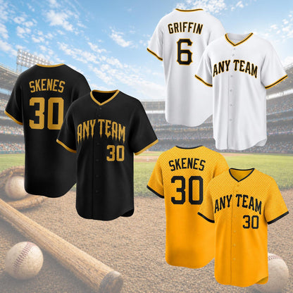 Pittsburgh Pirates Jersey + Full Logo