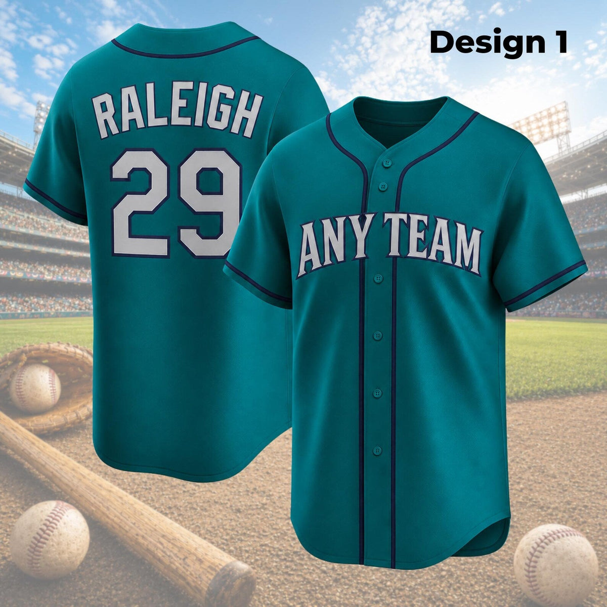 Seattle Mariners Jerseys + Full Logo