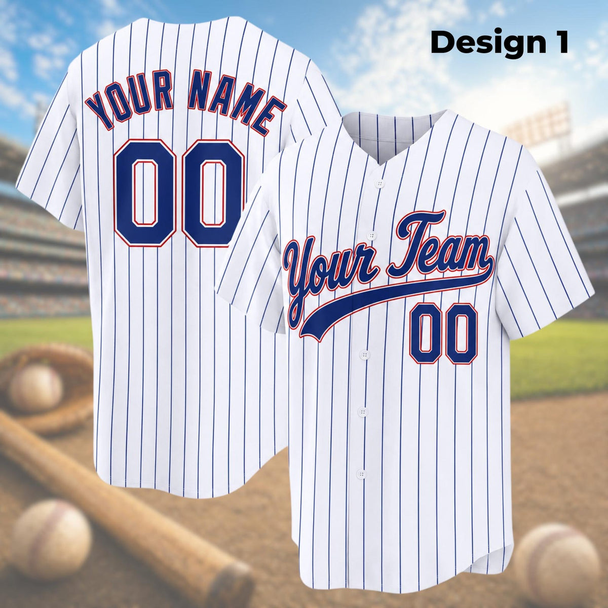 Chicago Cubs Jersey + Full Logo