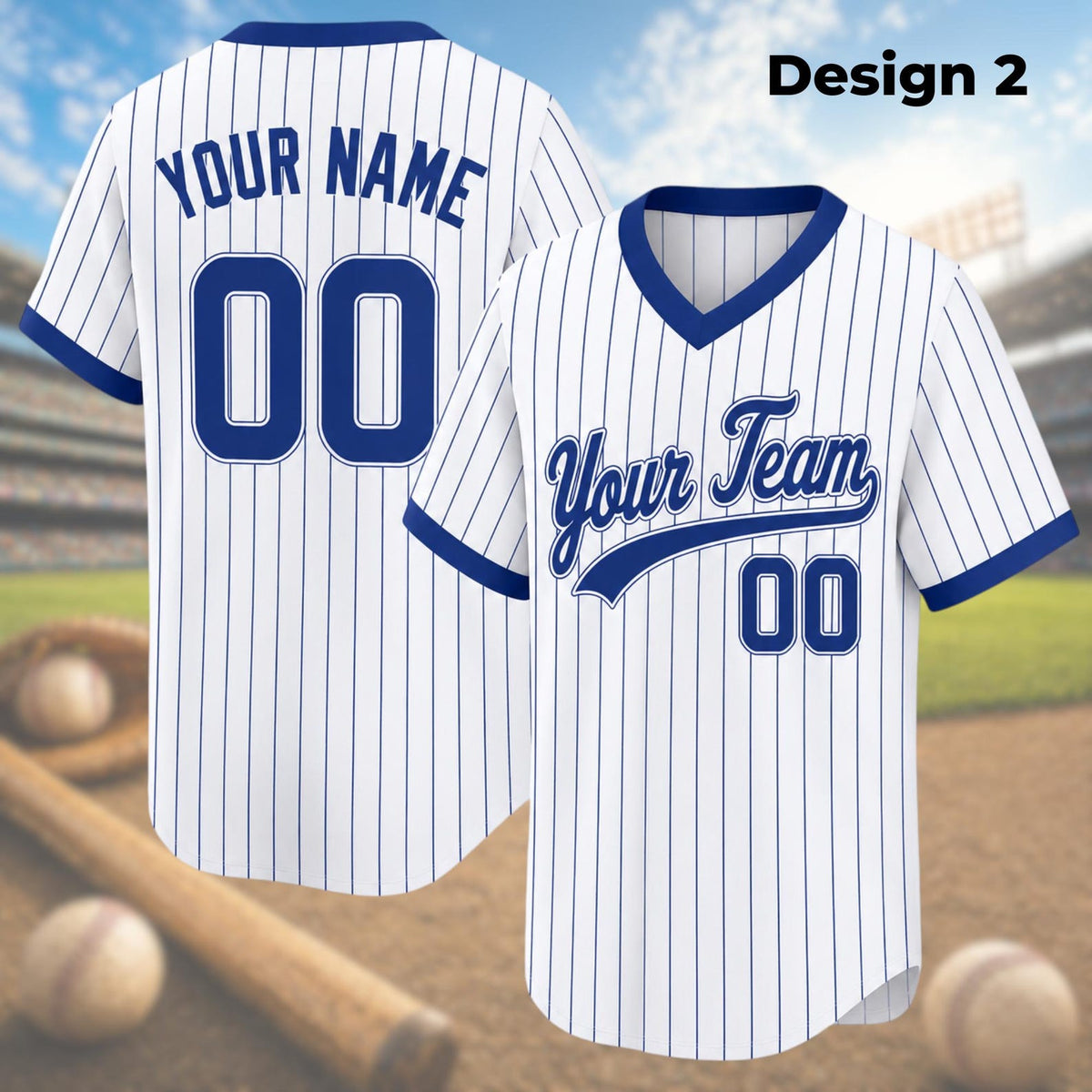 Chicago Cubs Jersey + Full Logo
