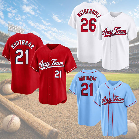 St. Louis Cardinals Jersey + Full Logo