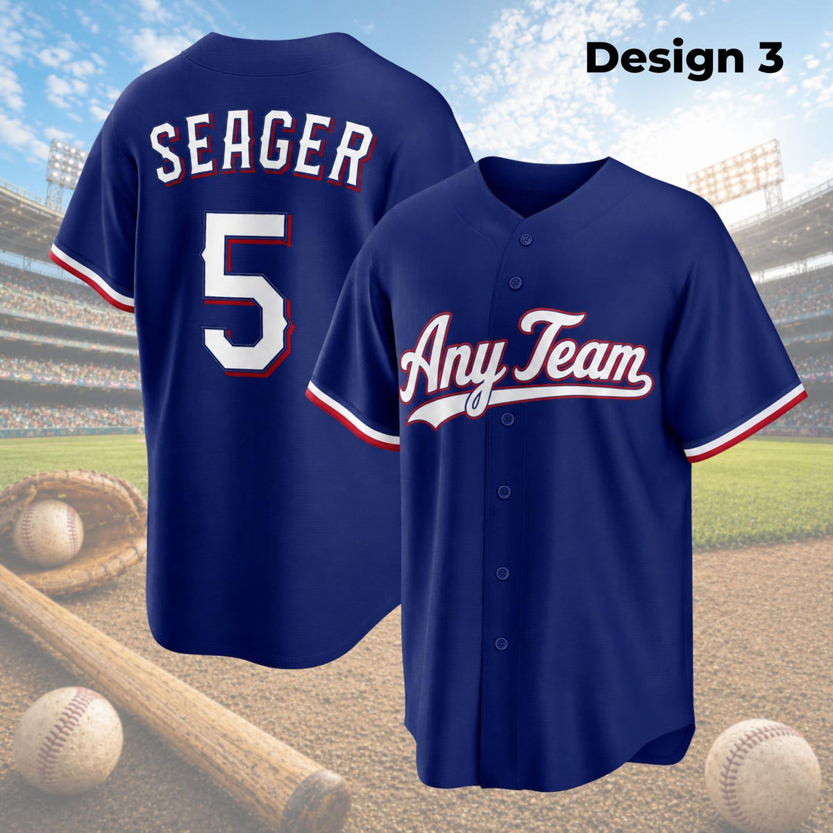 Texas Rangers Jerseys + Full Logo