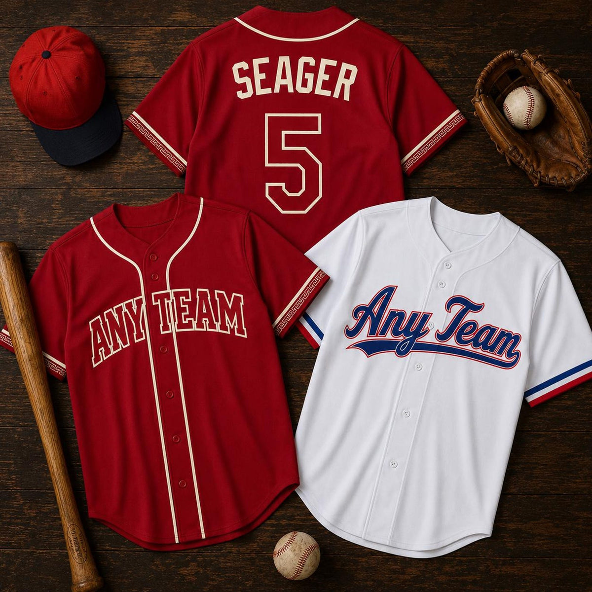 Texas Rangers Jerseys + Full Logo