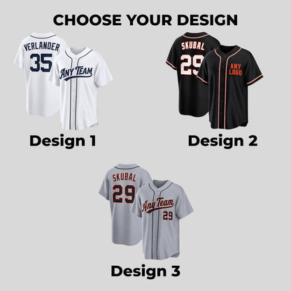 Detroit Tigers Jersey + Full Logo