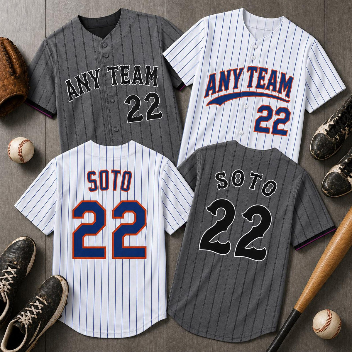 New York Mets Jerseys + Full Logo