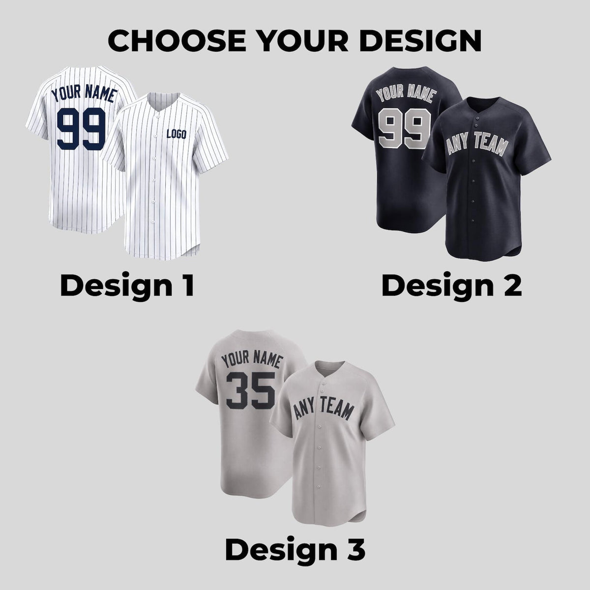 New York Yankees Jersey + Full Logo