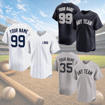 New York Yankees Jersey + Full Logo