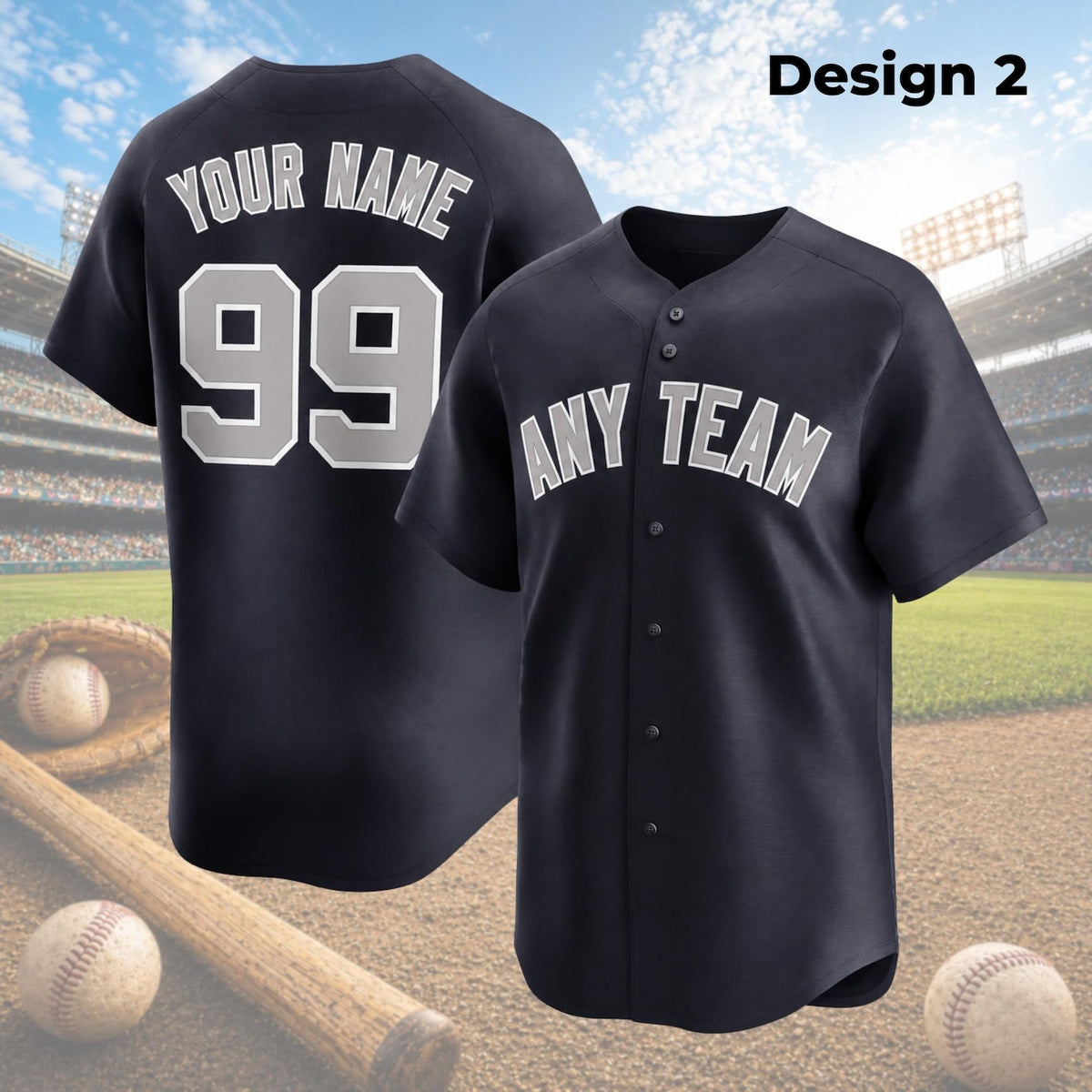 New York Yankees Jersey + Full Logo