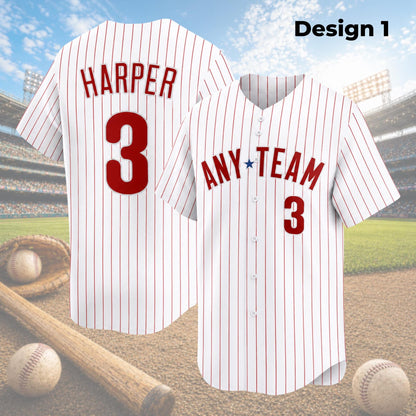 Philadelphia Phillies Jerseys + Full Logo