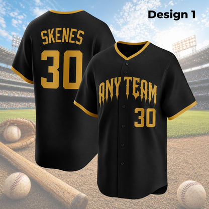 Pittsburgh Pirates Jersey + Full Logo