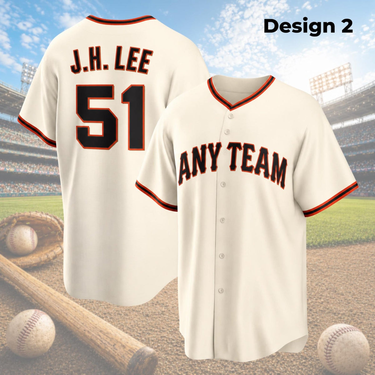 San Francisco Giants Jersey + Full Logo