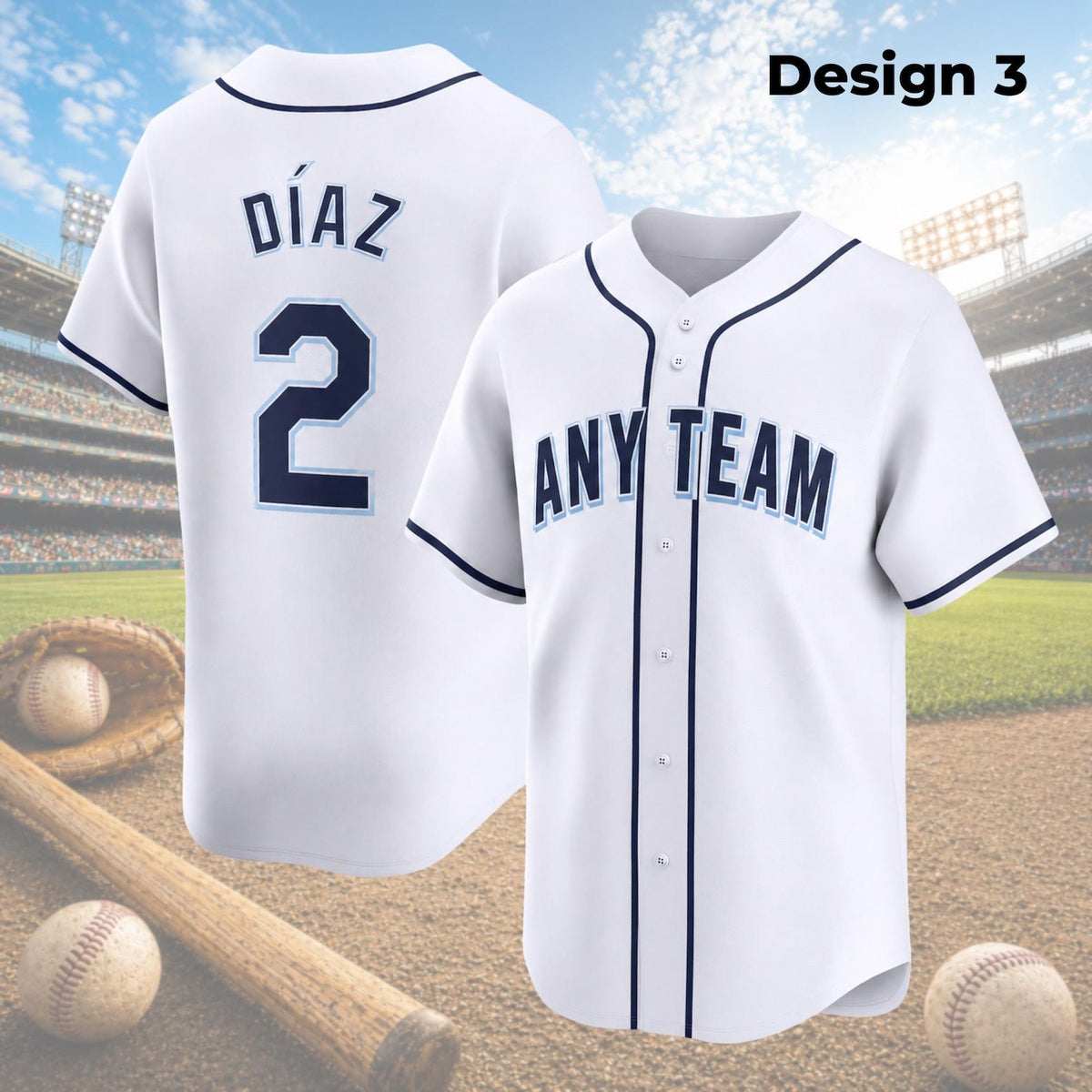 Tampa Bay Rays Jerseys + Full Logo