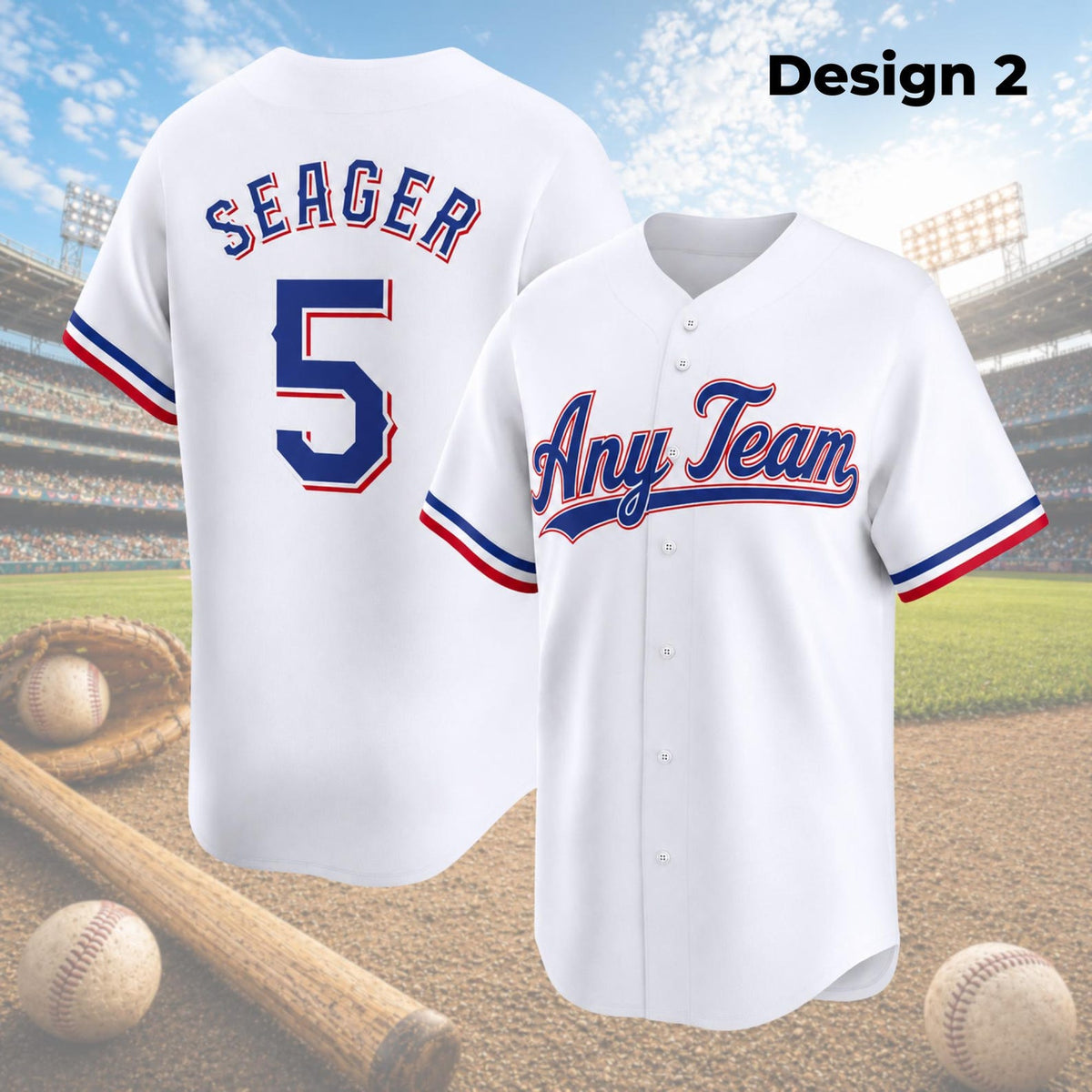 Texas Rangers Jerseys + Full Logo