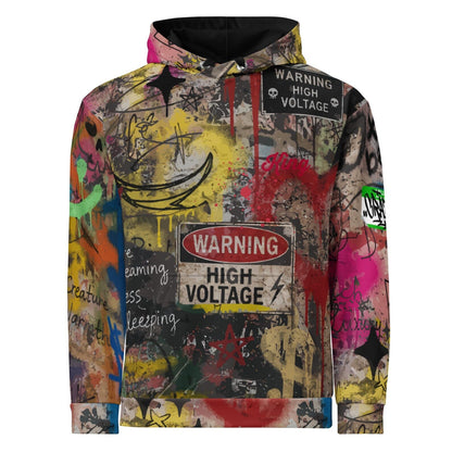 Retro Graffiti Road Sign Hoodie