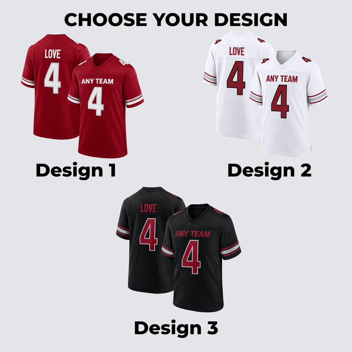 Arizona Cardinals Jersey + Full Logo