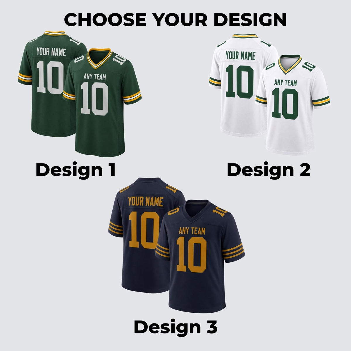 Green Bay Packers Jersey + Full Logo