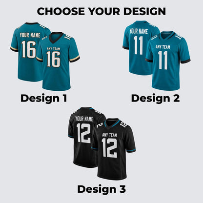 Jacksonville Jaguars Jersey + Full Logo