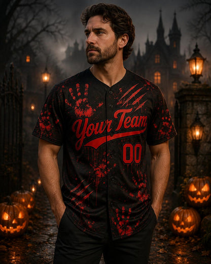 Personalized Halloween Baseball Jersey, Custom Skull Jersey, Unisex Group Shirt, Matching Team Jersey, Custom Name Number, Spooky Gift