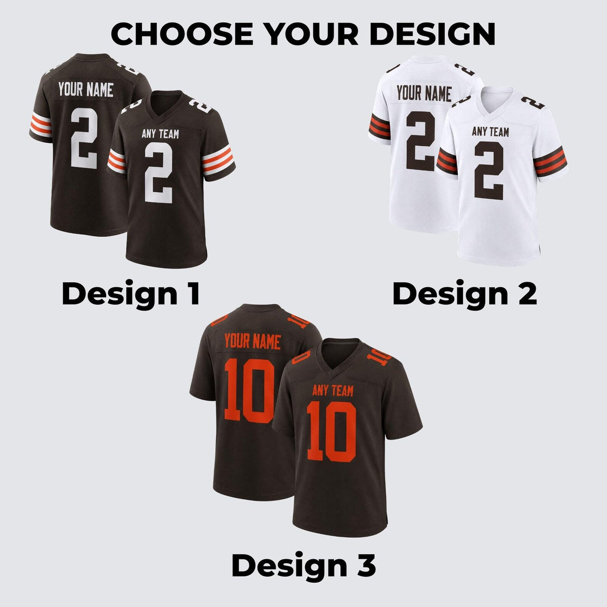 Cleveland Browns Jersey + Full Logo