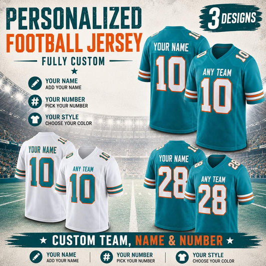 Miami Dolphins Jersey + Full Logo