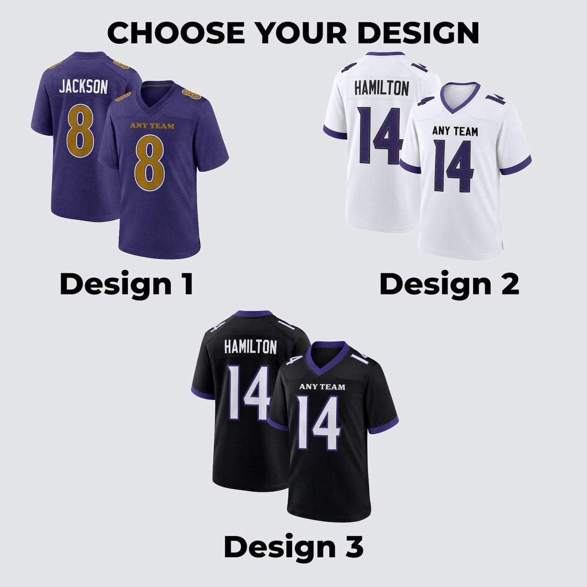 Baltimore Ravens Jersey + Full Logo