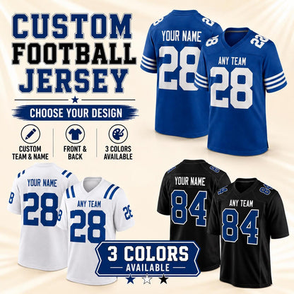 Indianapolis Colts Jersey + Full Logo