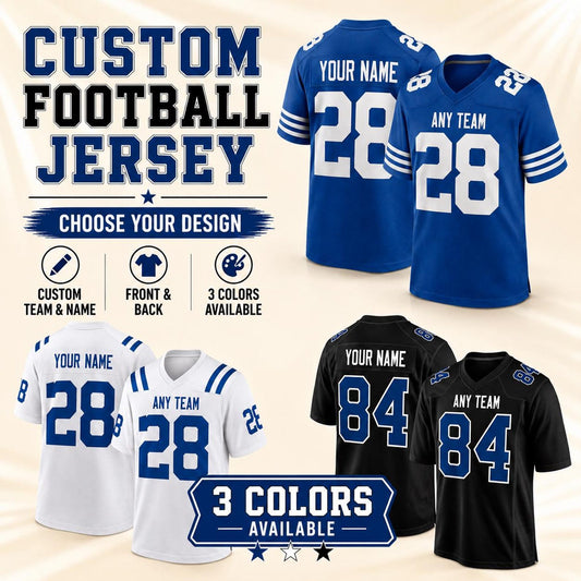 Indianapolis Colts Jersey + Full Logo