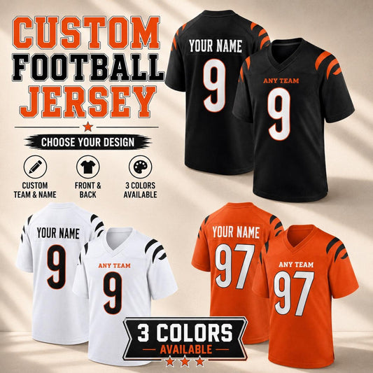 Cincinnati Bengals Jersey + Full Logo