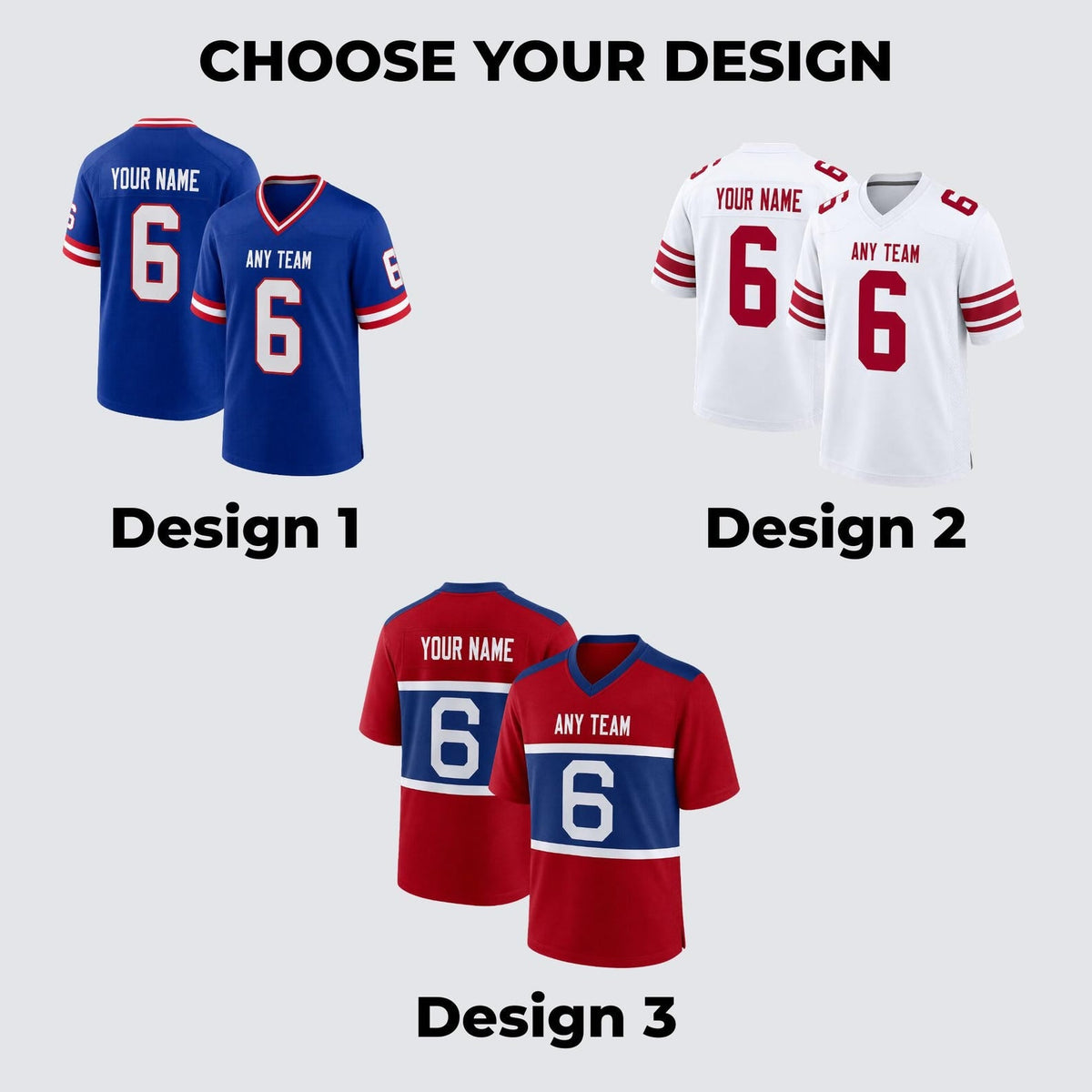 New York Giants Jersey + Full Logo
