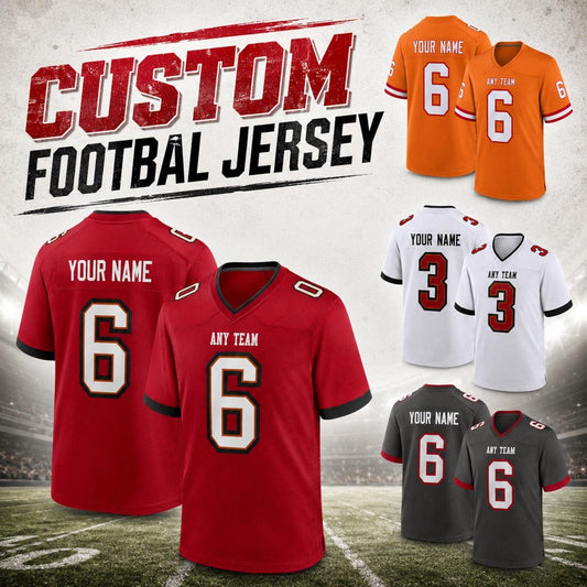 Tampa Bay Buccaneers Jersey + Full Logo
