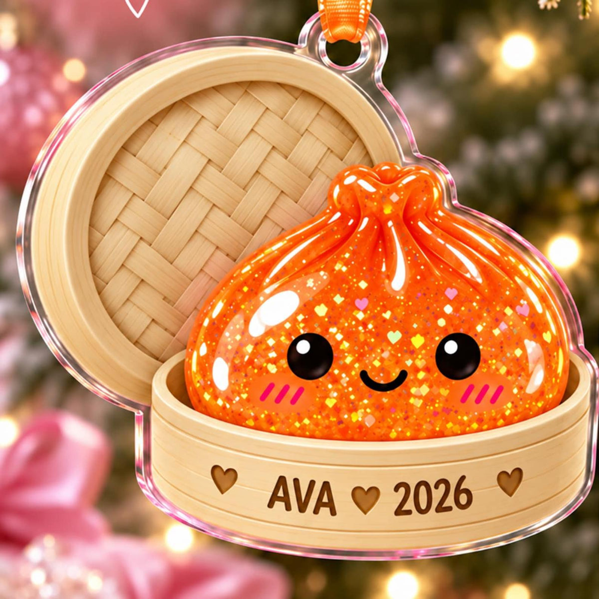 Personalized Name Dumpling Ornament