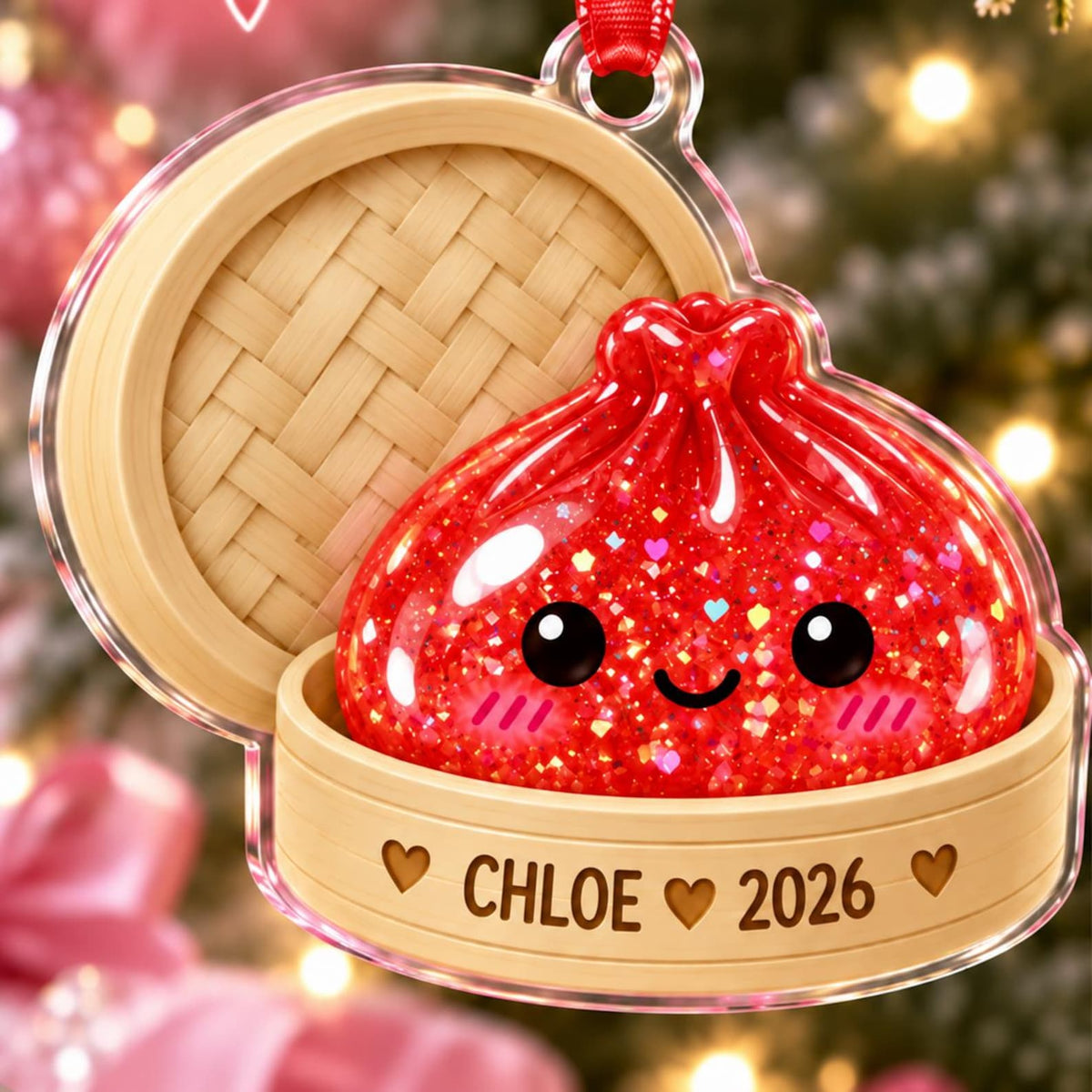 Personalized Name Dumpling Ornament