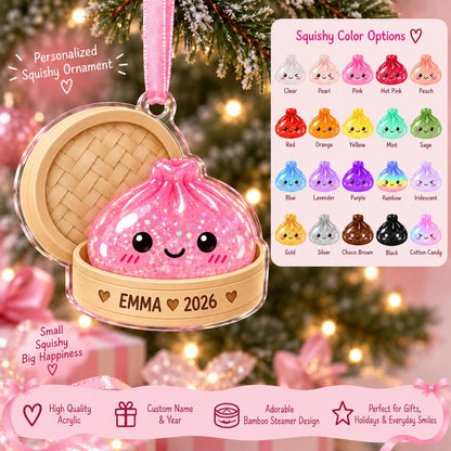 Personalized Name Dumpling Ornament