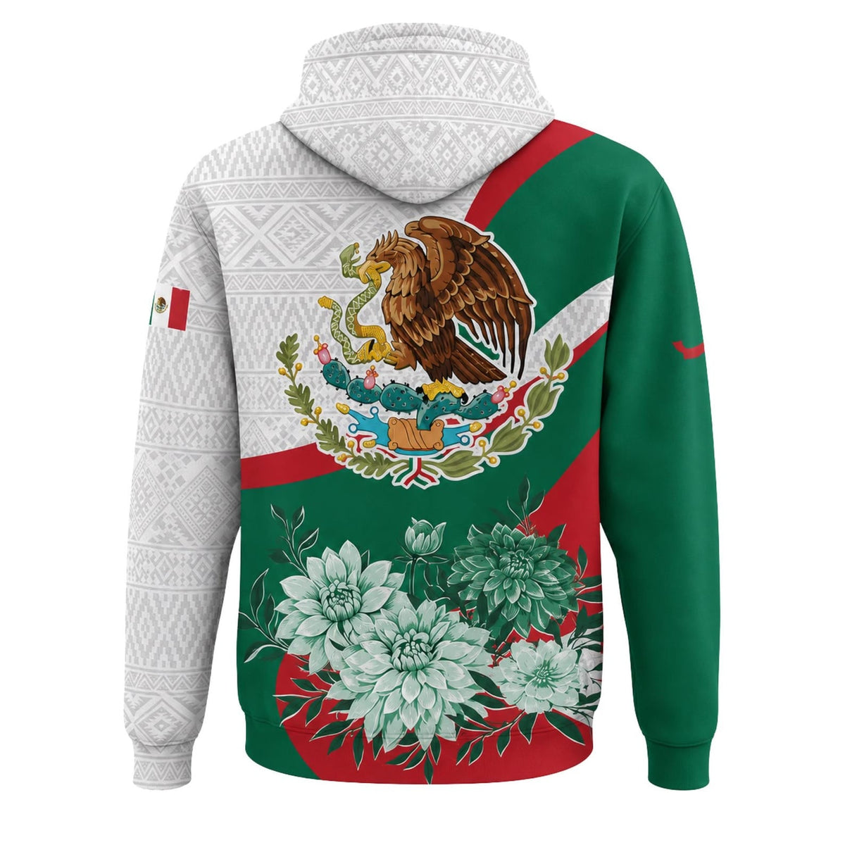 Mexico Zip Hoodie, Mexican Eagle Pride Jacket, Unisex Heritage Gift for Men and Women
