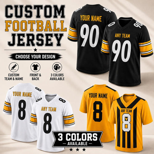 Pittsburgh Steelers Jersey + Full Logo
