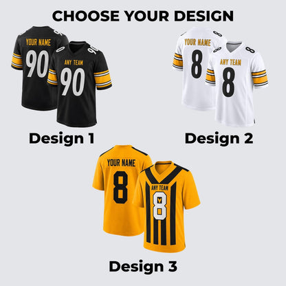 Pittsburgh Steelers Jersey + Full Logo